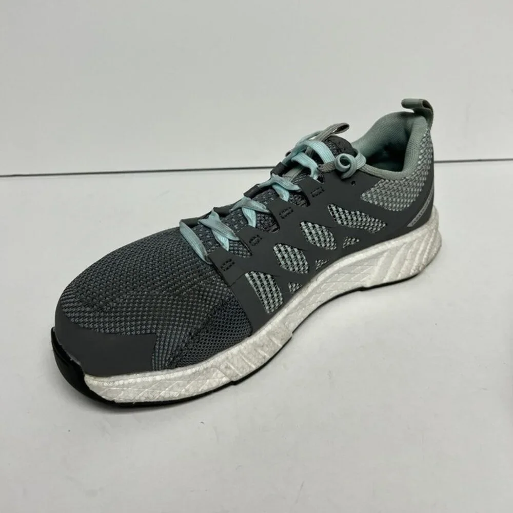 Reebok Womens Fusion Flexweave Work Sneaker Gray Size 8.5 M